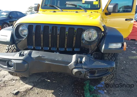 2021 Jeep Wrangler Unlimited Willys Sport 4X4 из США, поврежденный, VIN 1C4HJXDN5MW720380